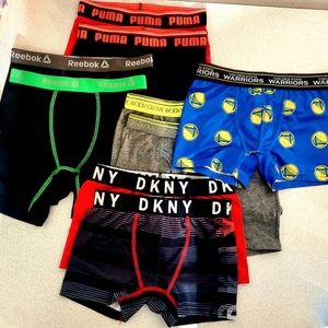 9-pack boys briefs small/medium DKNY REEBOK PUMA